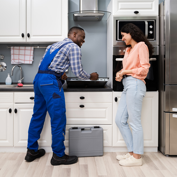 can you provide an estimate for cooktop repair before beginning any work in Jamesport